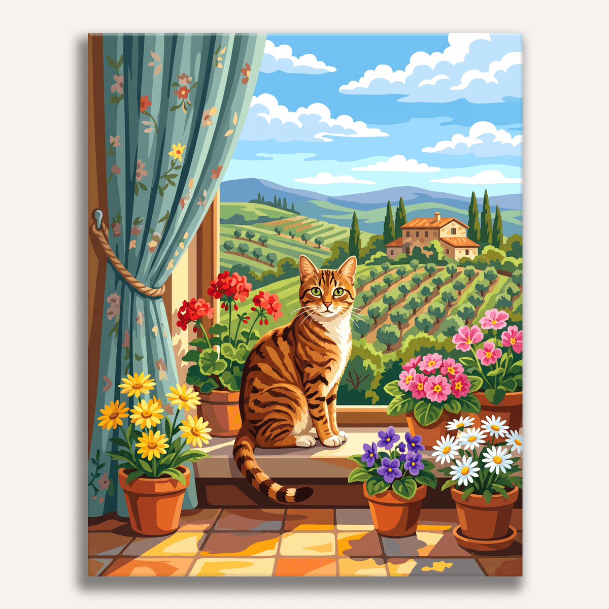 Window Daydream - Number Artist Paint by Numbers Kits