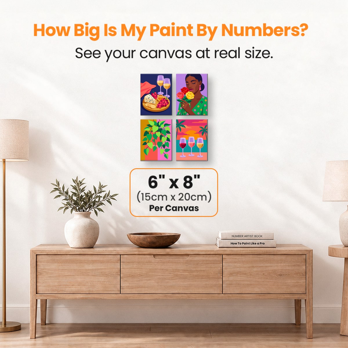 Sunset Sip - Number Artist Paint by Numbers Kits