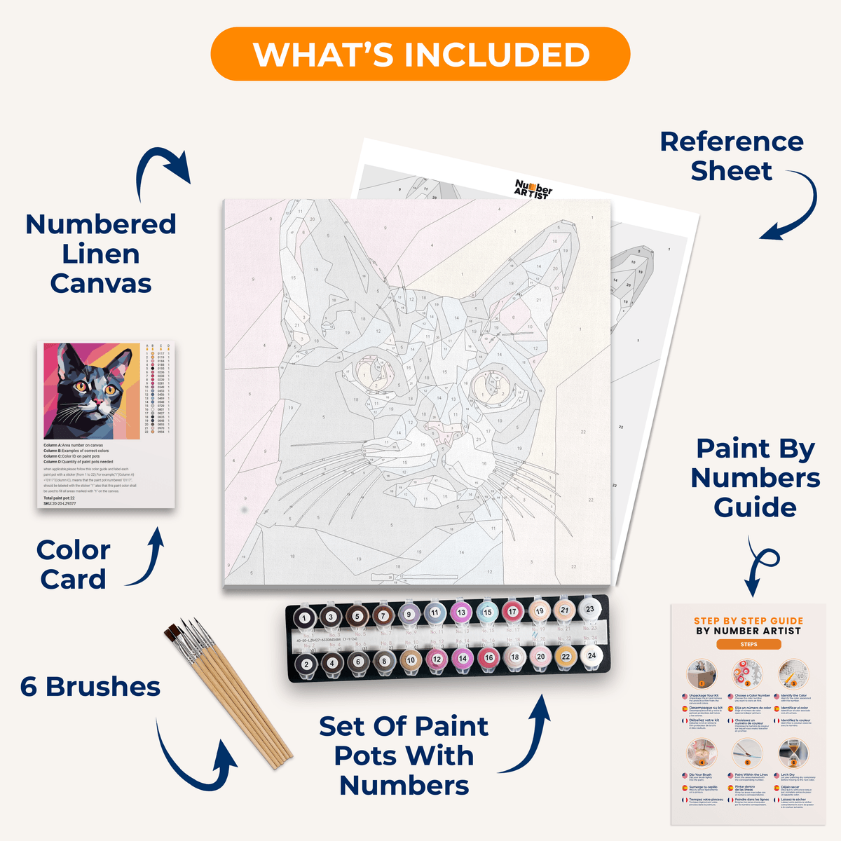 Dark Meows - Number Artist Paint by Numbers Kits