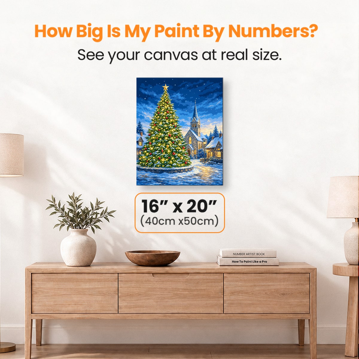 Town Gathering - Number Artist Paint by Numbers Kits