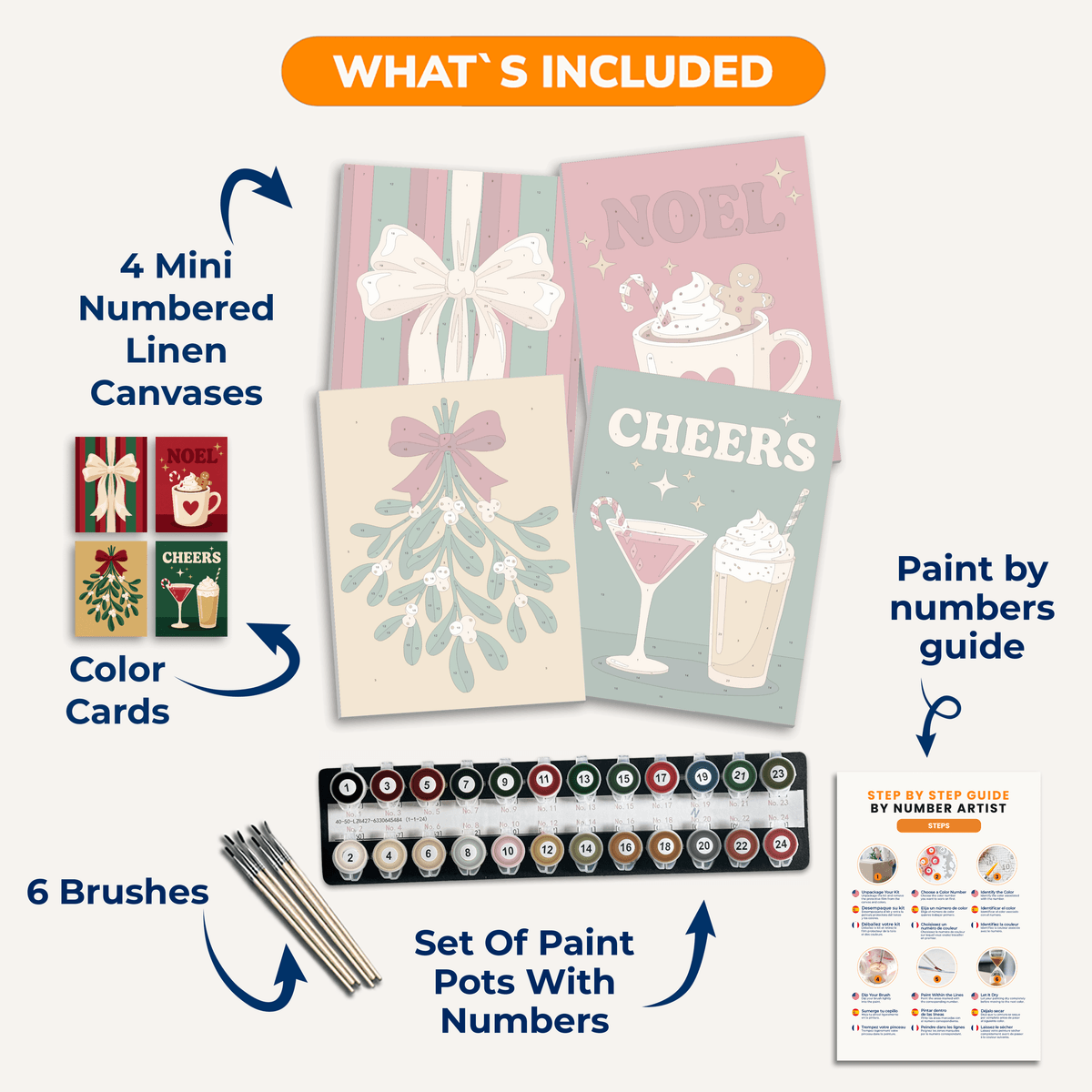 Noel - Number Artist Paint by Numbers Kits