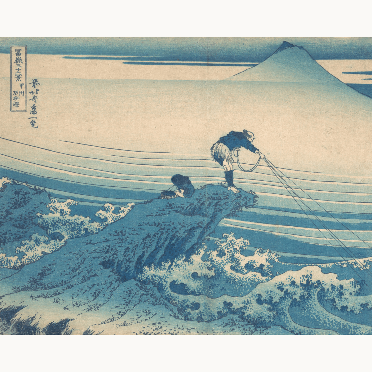 Kajikazawa in Kai Province by Katsushika Hokusai - Number Artist Paint by Numbers Kits