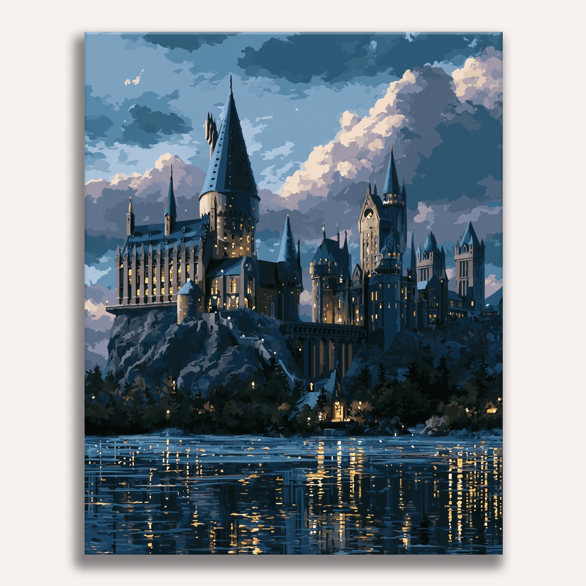 Castle Lights - Number Artist Paint by Numbers Kits