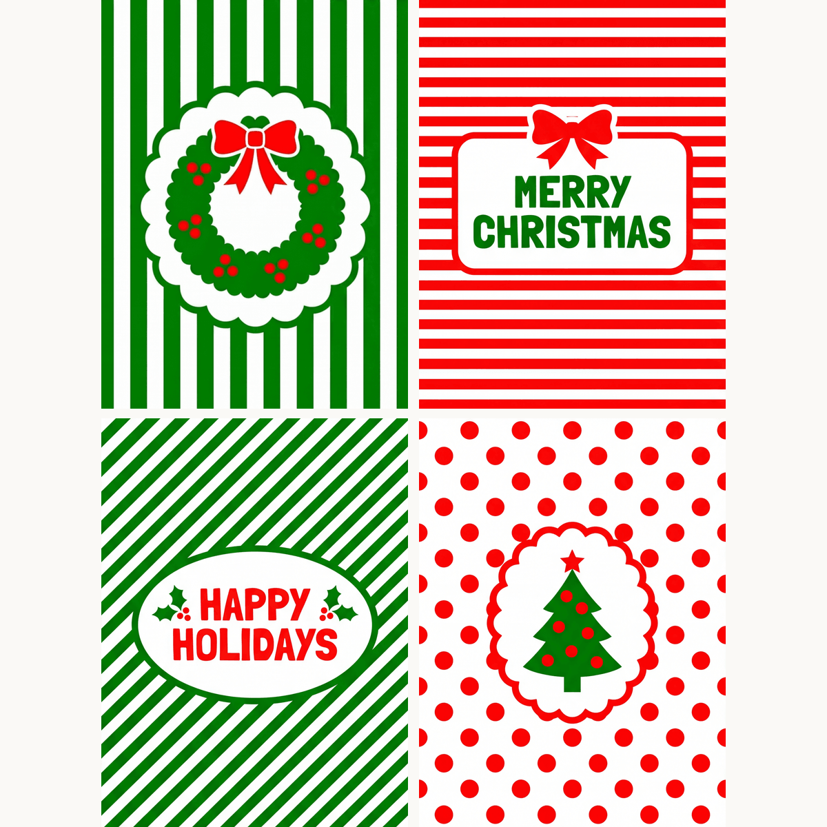 Happy Holidays - Number Artist Paint by Numbers Kits