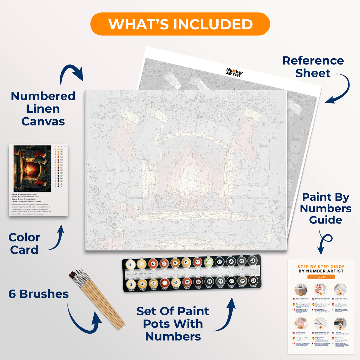 Home Tonight - Number Artist Paint by Numbers Kits