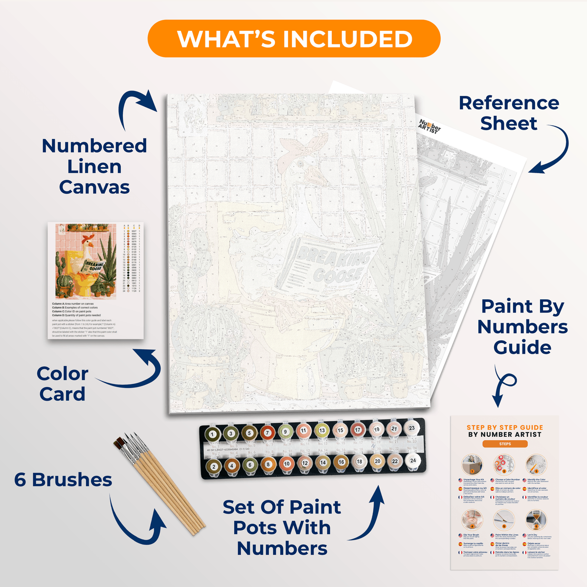 Breaking Goose - Number Artist Paint by Numbers Kits