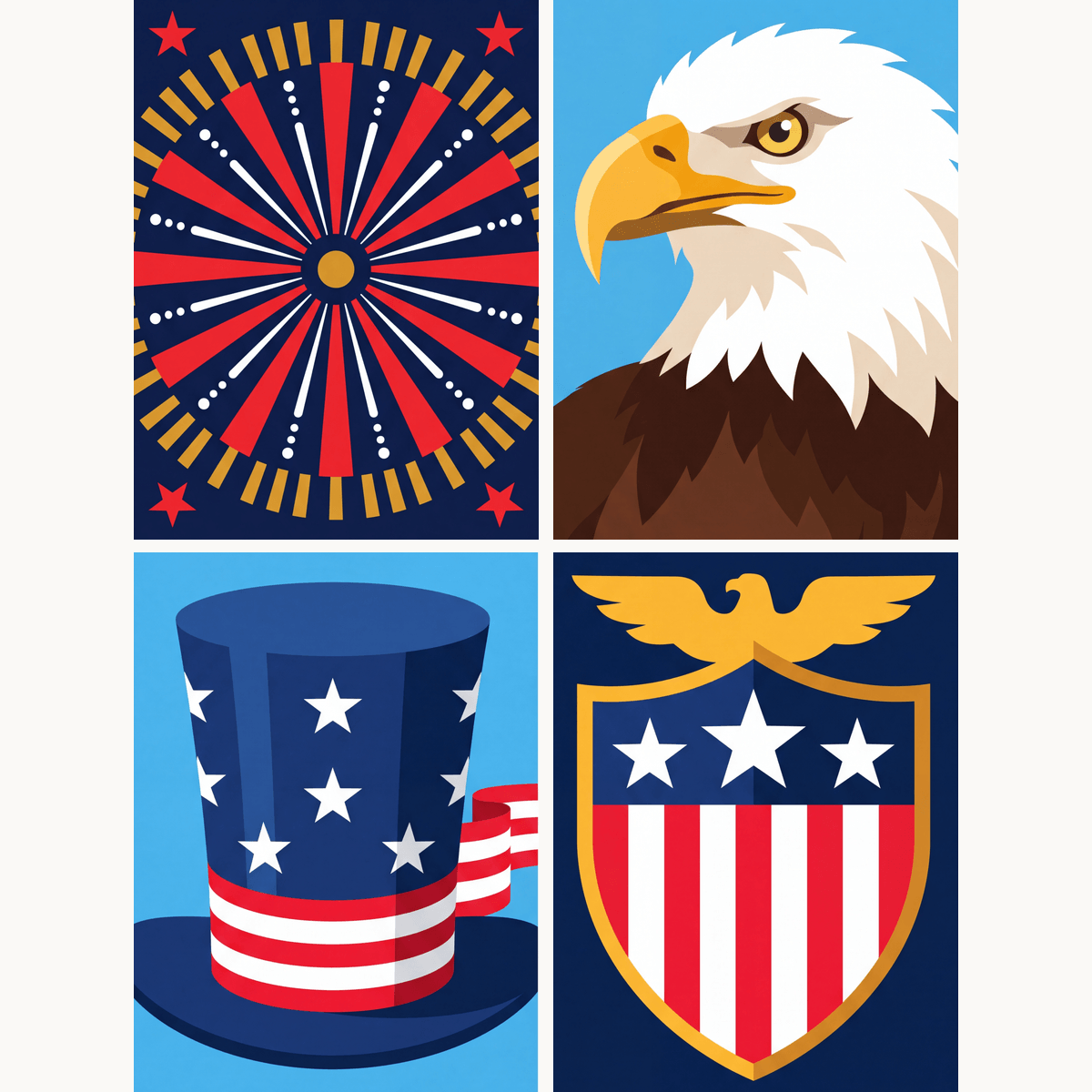 Proud Patriot - Number Artist Paint by Numbers Kits