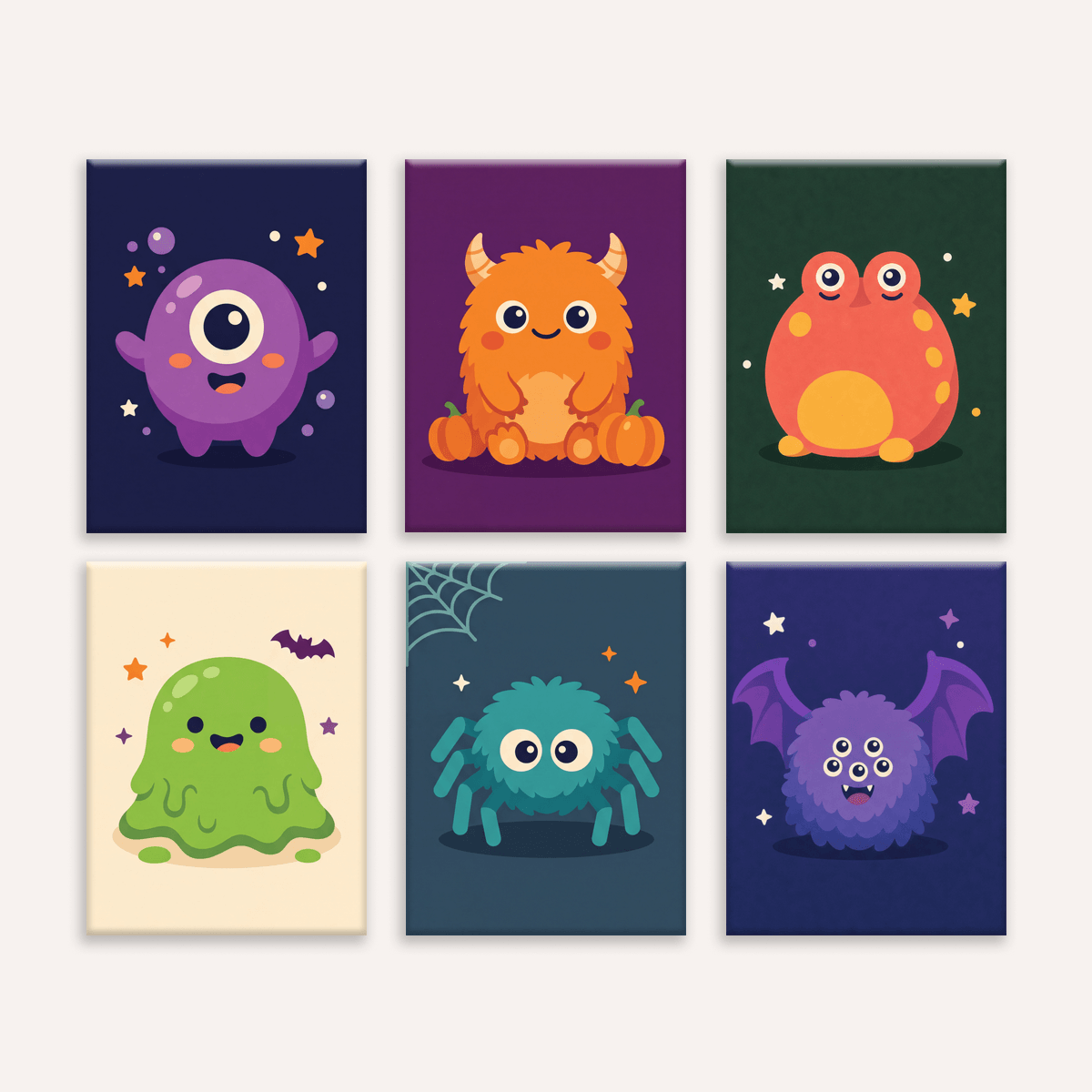 Tiny Monsters - Number Artist Paint by Numbers Kits