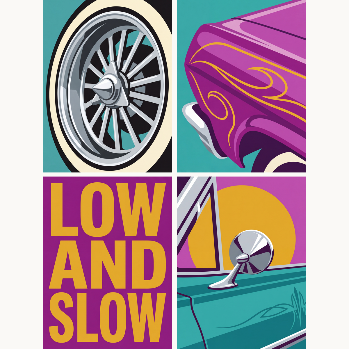 Low and Slow Classics - Number Artist Paint by Numbers Kits