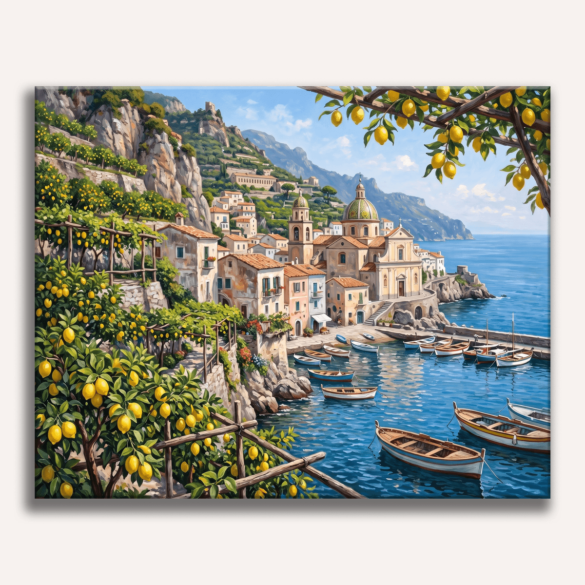 Amalfi Lemons - Number Artist Paint by Numbers Kits