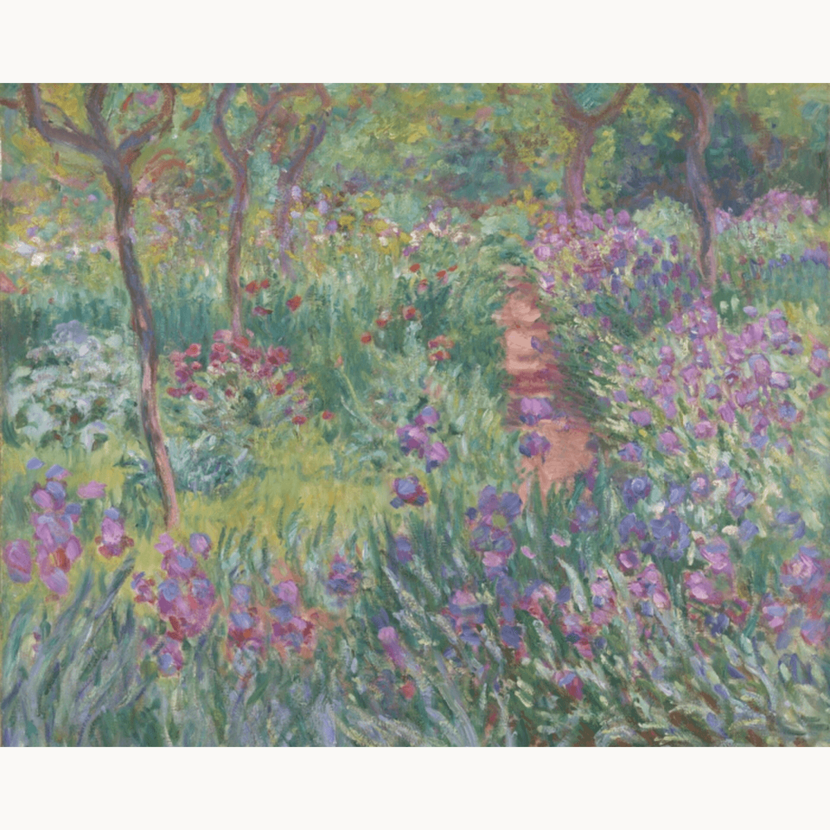 The Artist's Garden at Giverny by Claude Monet - Number Artist Paint by Numbers Kits