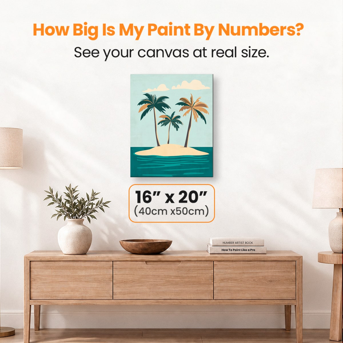Tiny Island - Number Artist Paint by Numbers Kits