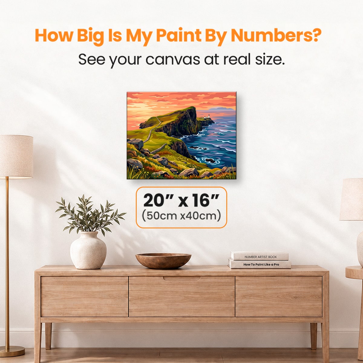 Neist Point Glow - Number Artist Paint by Numbers Kits