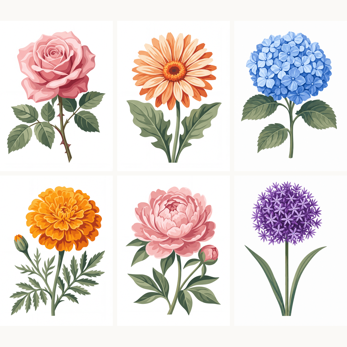 Grandma's Garden - Number Artist Paint by Numbers Kits