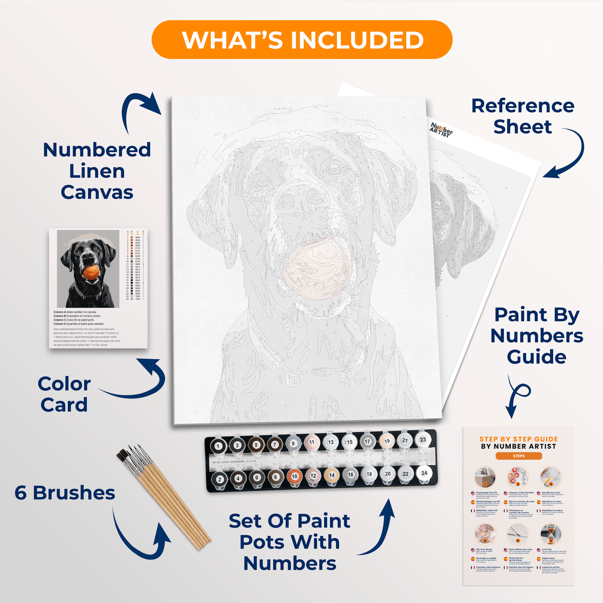 Play Time - Number Artist Paint by Numbers Kits