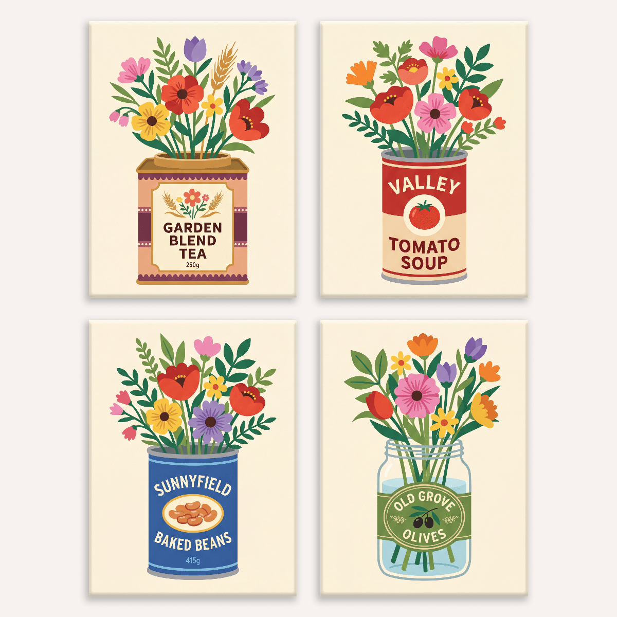 Pantry Blooms - Number Artist Paint by Numbers Kits