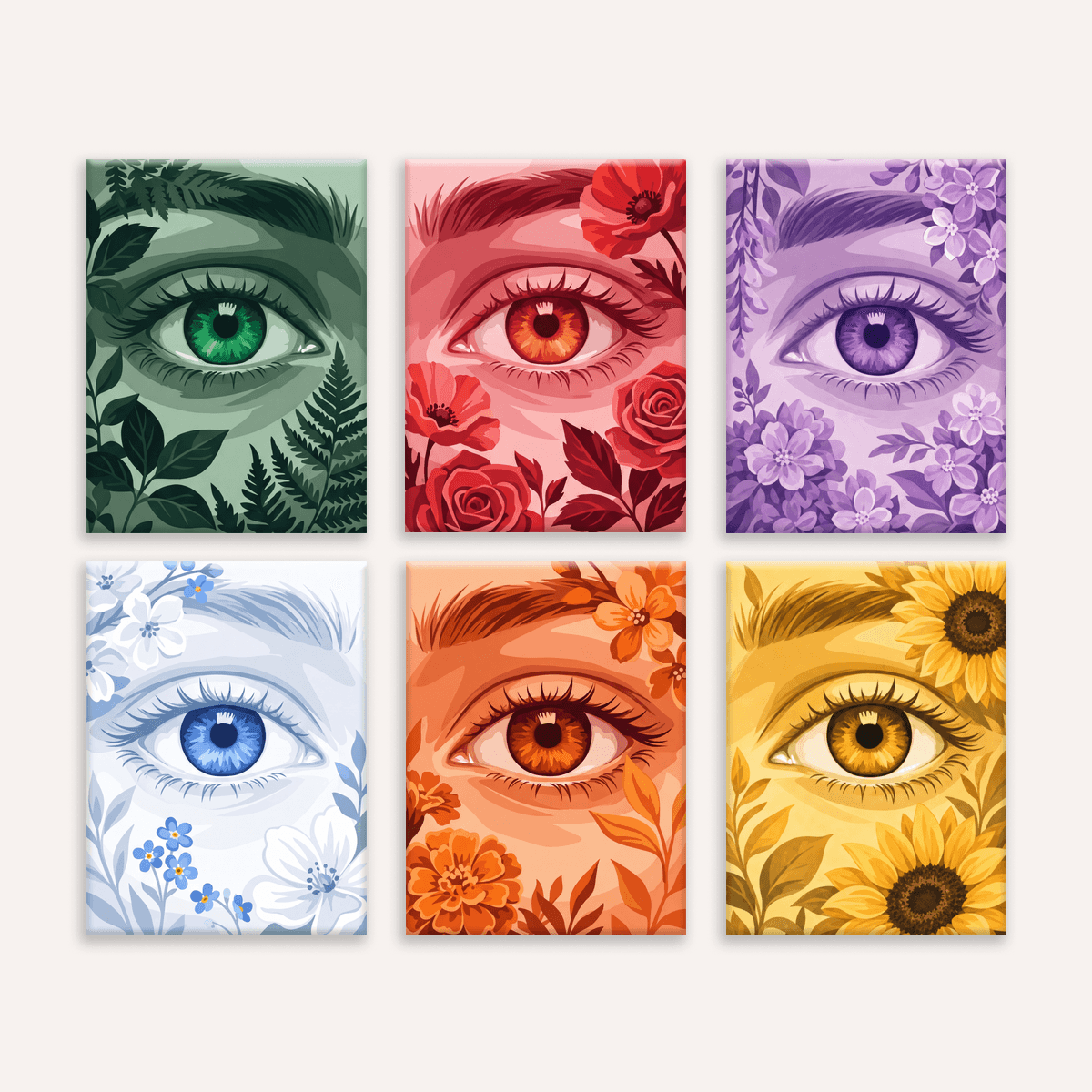 Petal Irises - Number Artist Paint by Numbers Kits