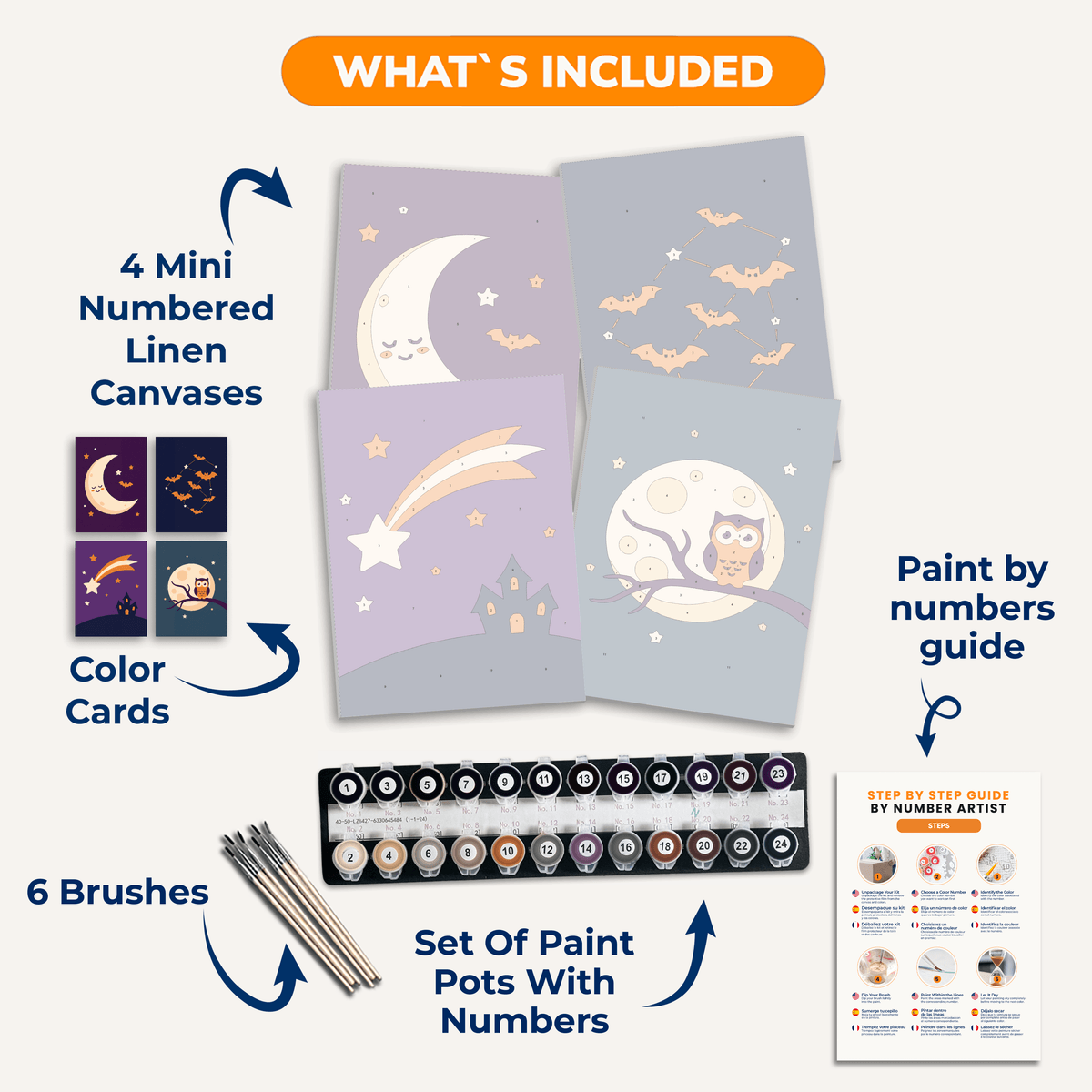 Hallows' Eve - Number Artist Paint by Numbers Kits