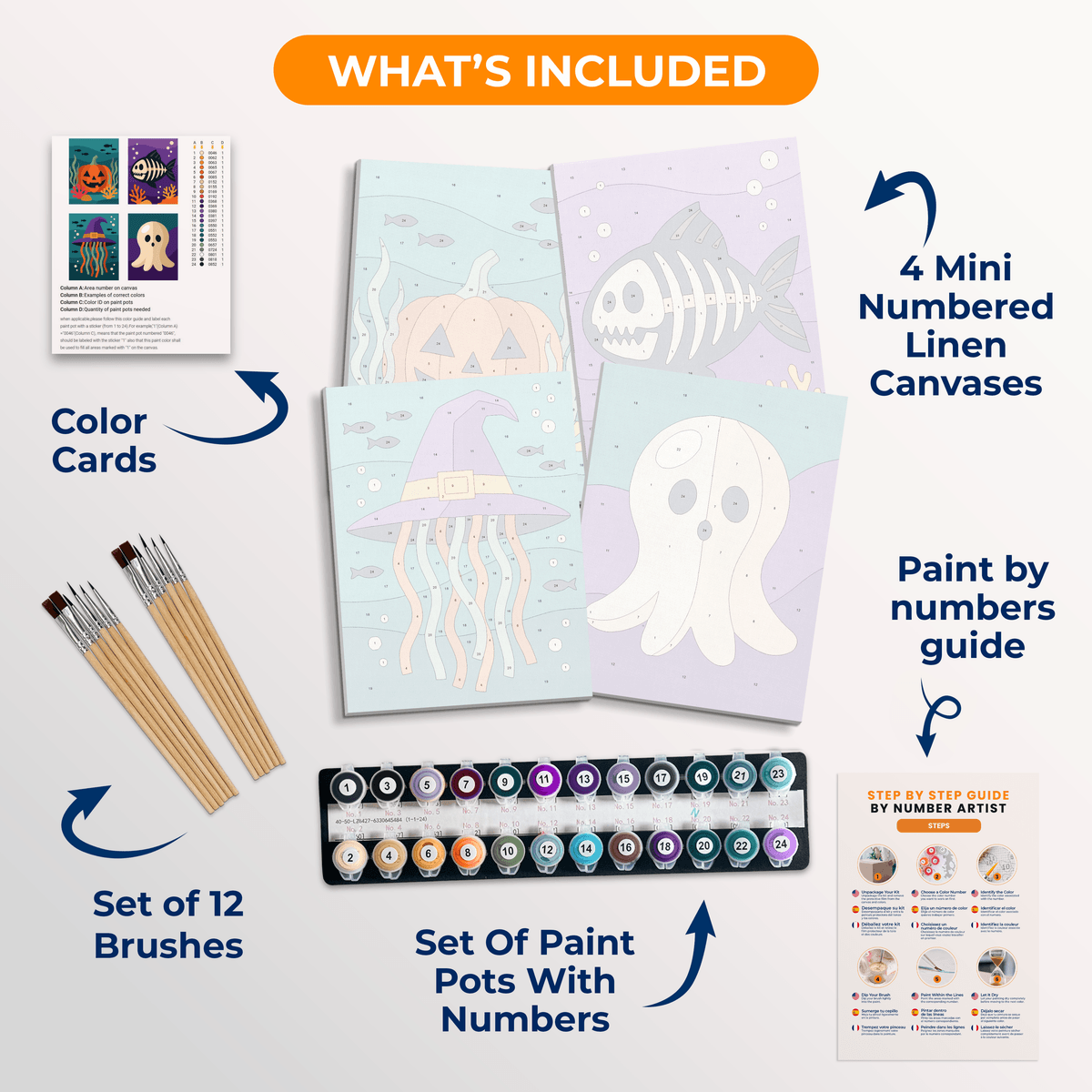 Sunken Spooks - Number Artist Paint by Numbers Kits