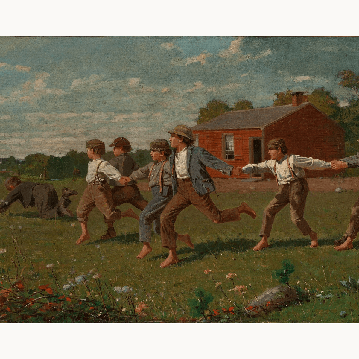 Snap the Whip by Winslow Homer - Number Artist Paint by Numbers Kits