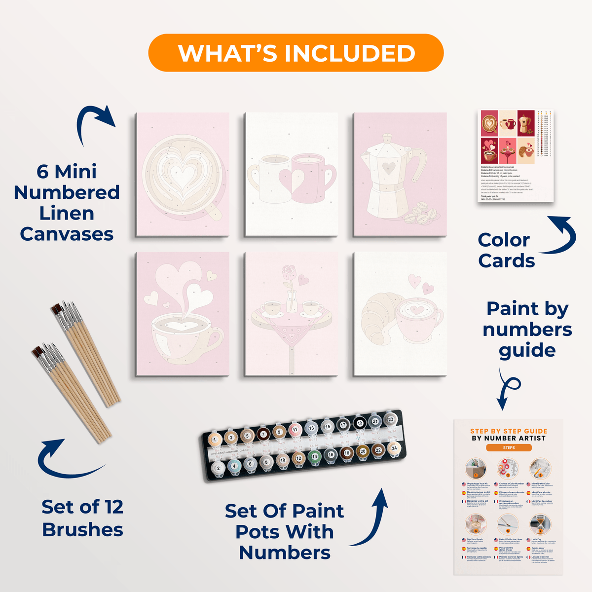 Coffee Lovers - Number Artist Paint by Numbers Kits
