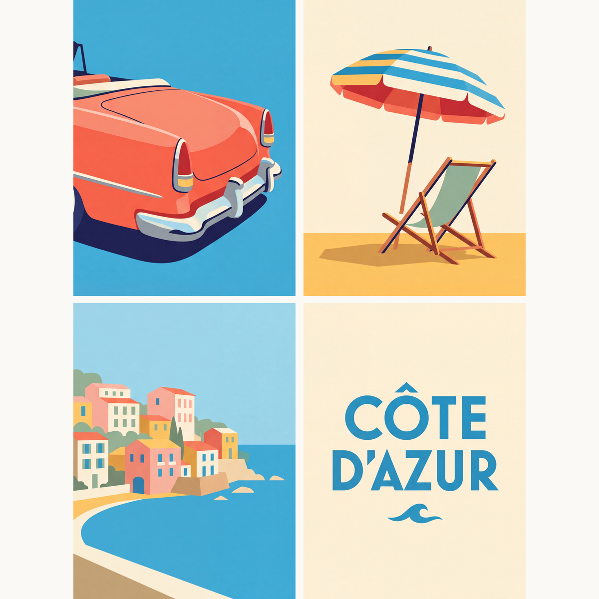 French Riviera Drive - Number Artist Paint by Numbers Kits