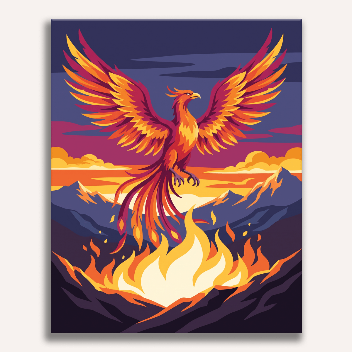 Phoenix Rising - Number Artist Paint by Numbers Kits