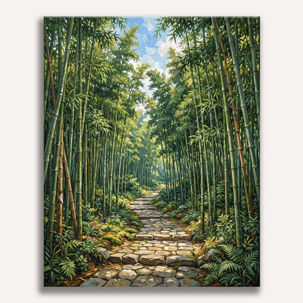 Bamboo Serenity - Number Artist Paint by Numbers Kits