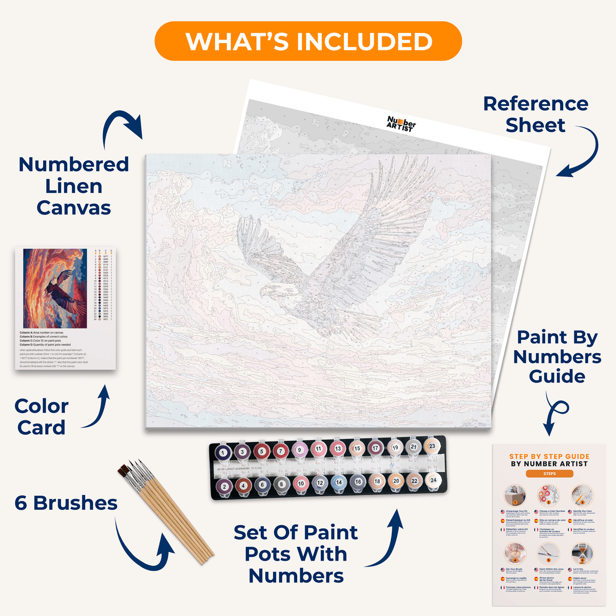 Memorial Flight - Number Artist Paint by Numbers Kits