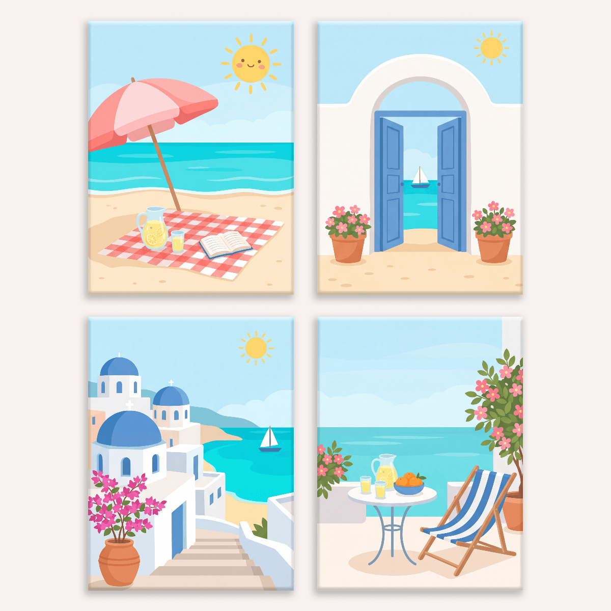 Island Ease - Number Artist Paint by Numbers Kits