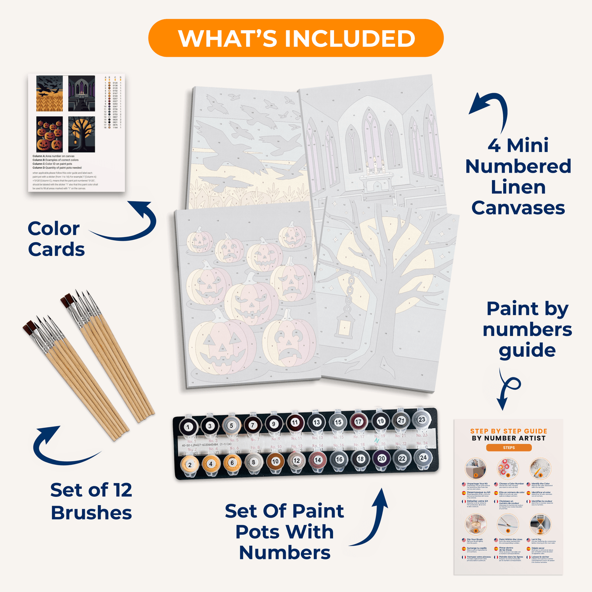 October Gloom - Number Artist Paint by Numbers Kits