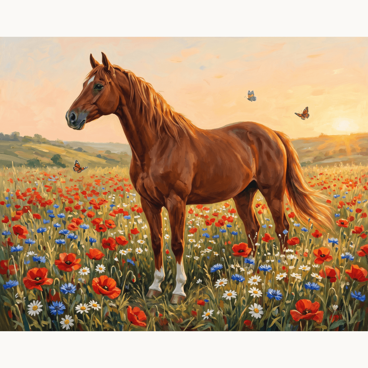 Proud Meadow - Number Artist Paint by Numbers Kits