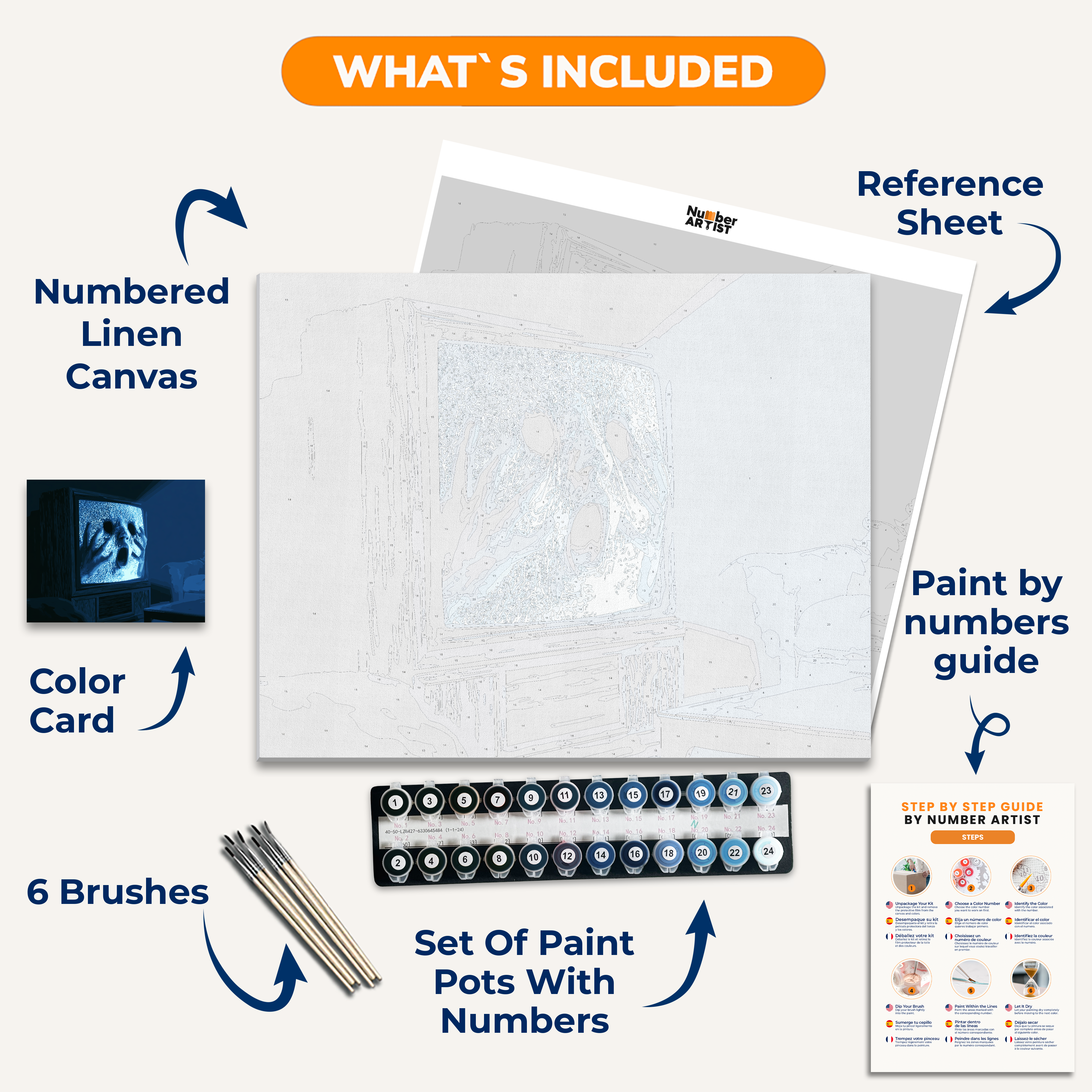 Trapped Inside - Number Artist Paint by Numbers Kits