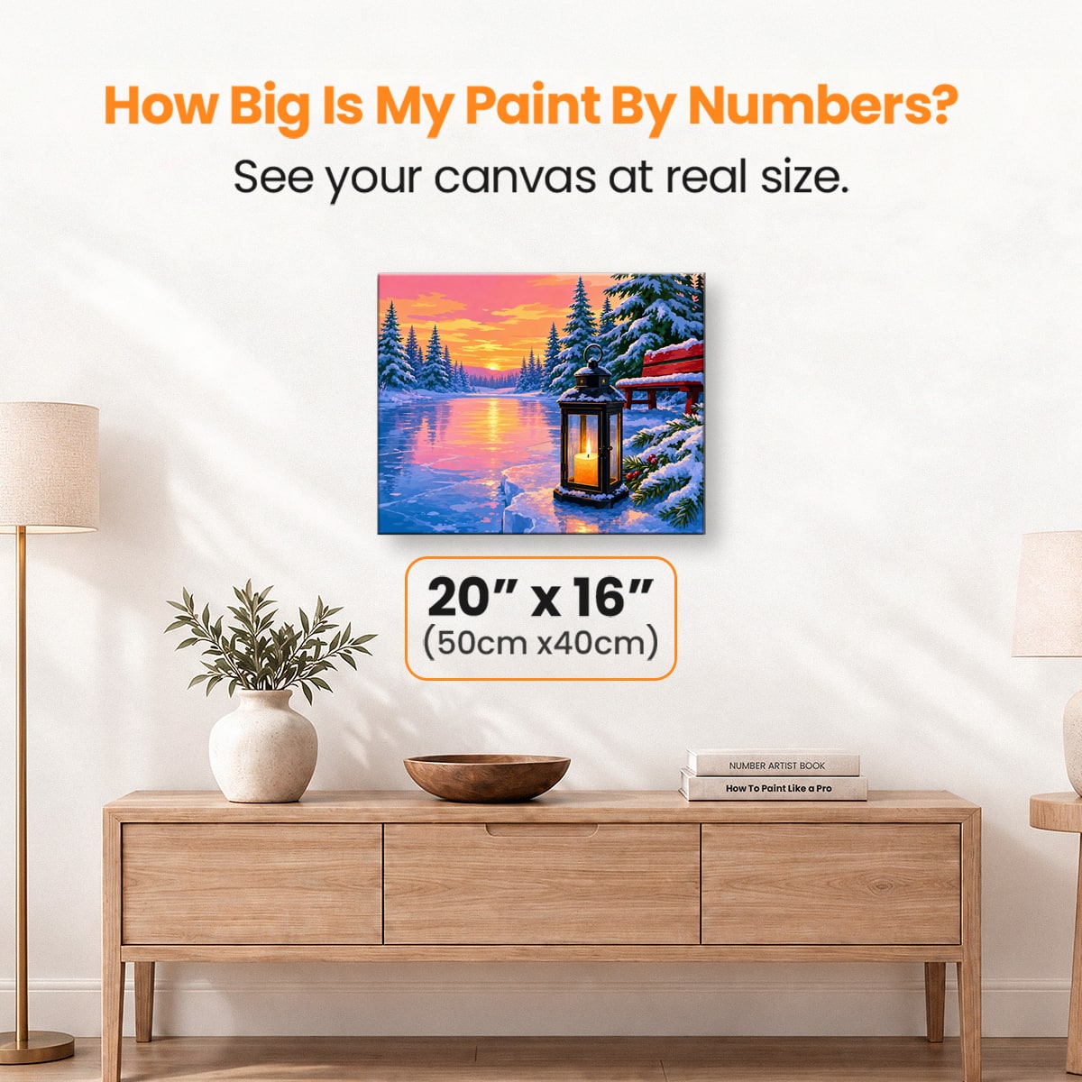 Winter Stillness - Number Artist Paint by Numbers Kits