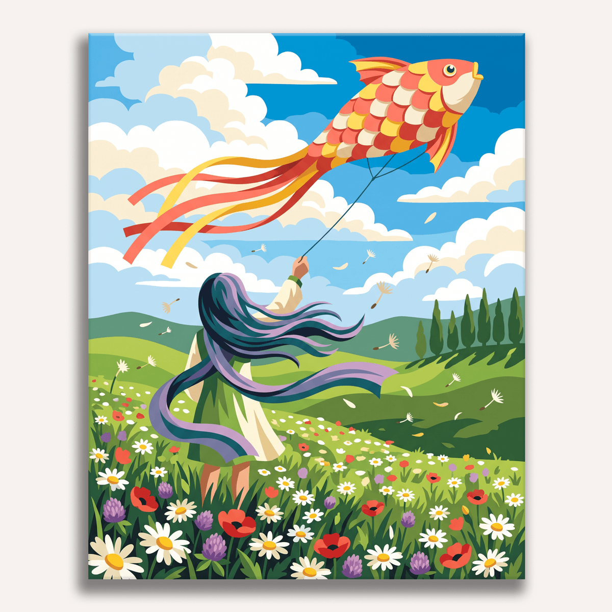 Chasing Breezes - Number Artist Paint by Numbers Kits