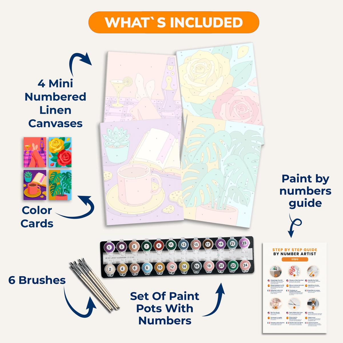 Cozy Comfort - Number Artist Paint by Numbers Kits