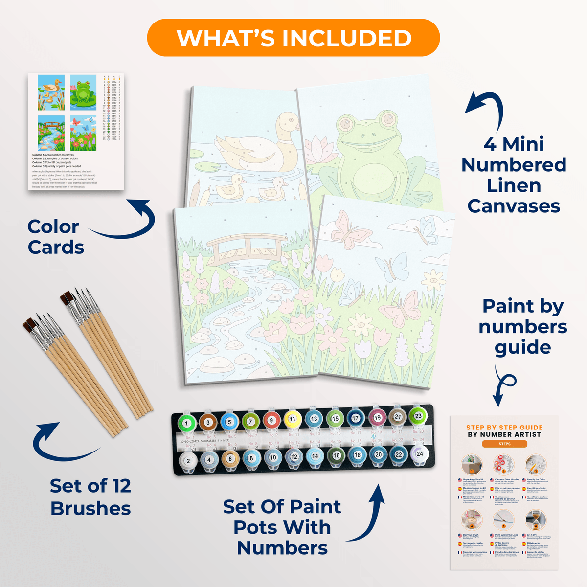 Spring Calm - Number Artist Paint by Numbers Kits