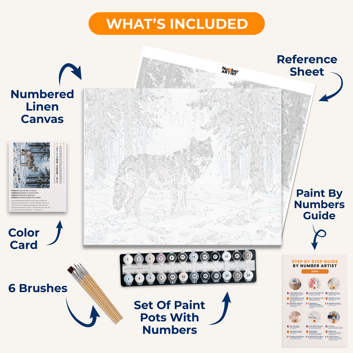 Winter Vigil - Number Artist Paint by Numbers Kits
