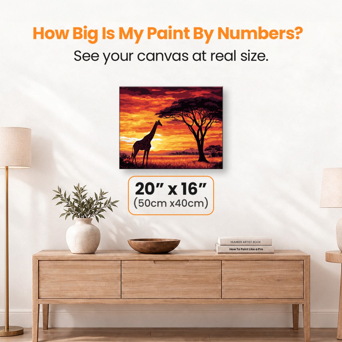 Africa - Number Artist Paint by Numbers Kits