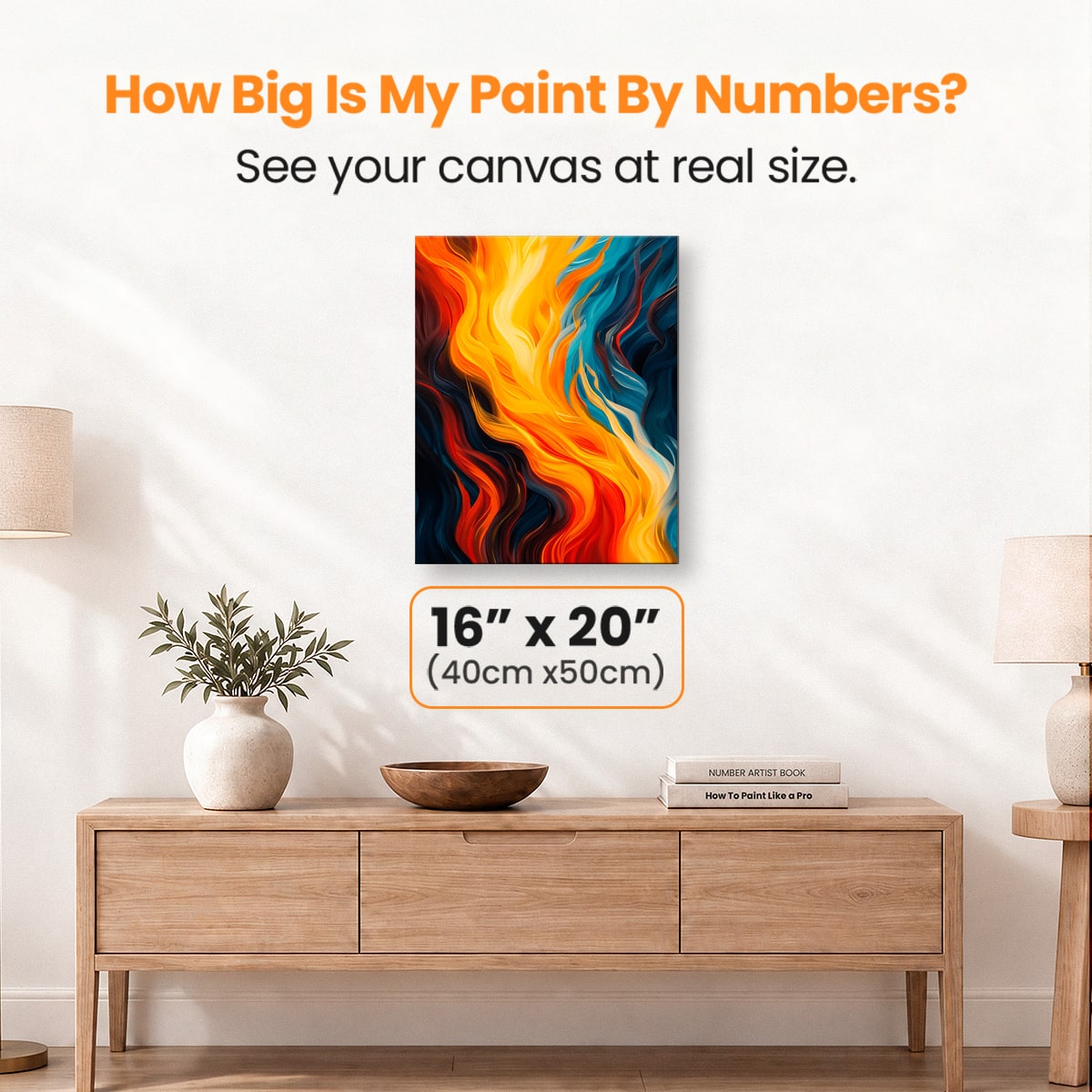Immortal Flame - Number Artist Paint by Numbers Kits