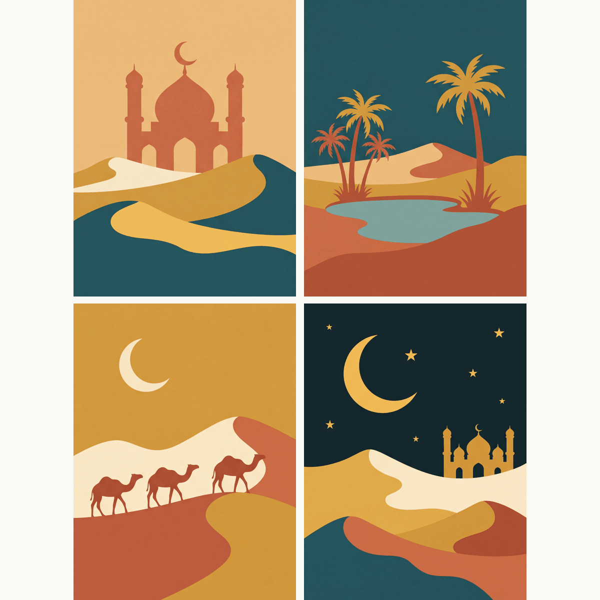 Arabian Desert - Number Artist Paint by Numbers Kits