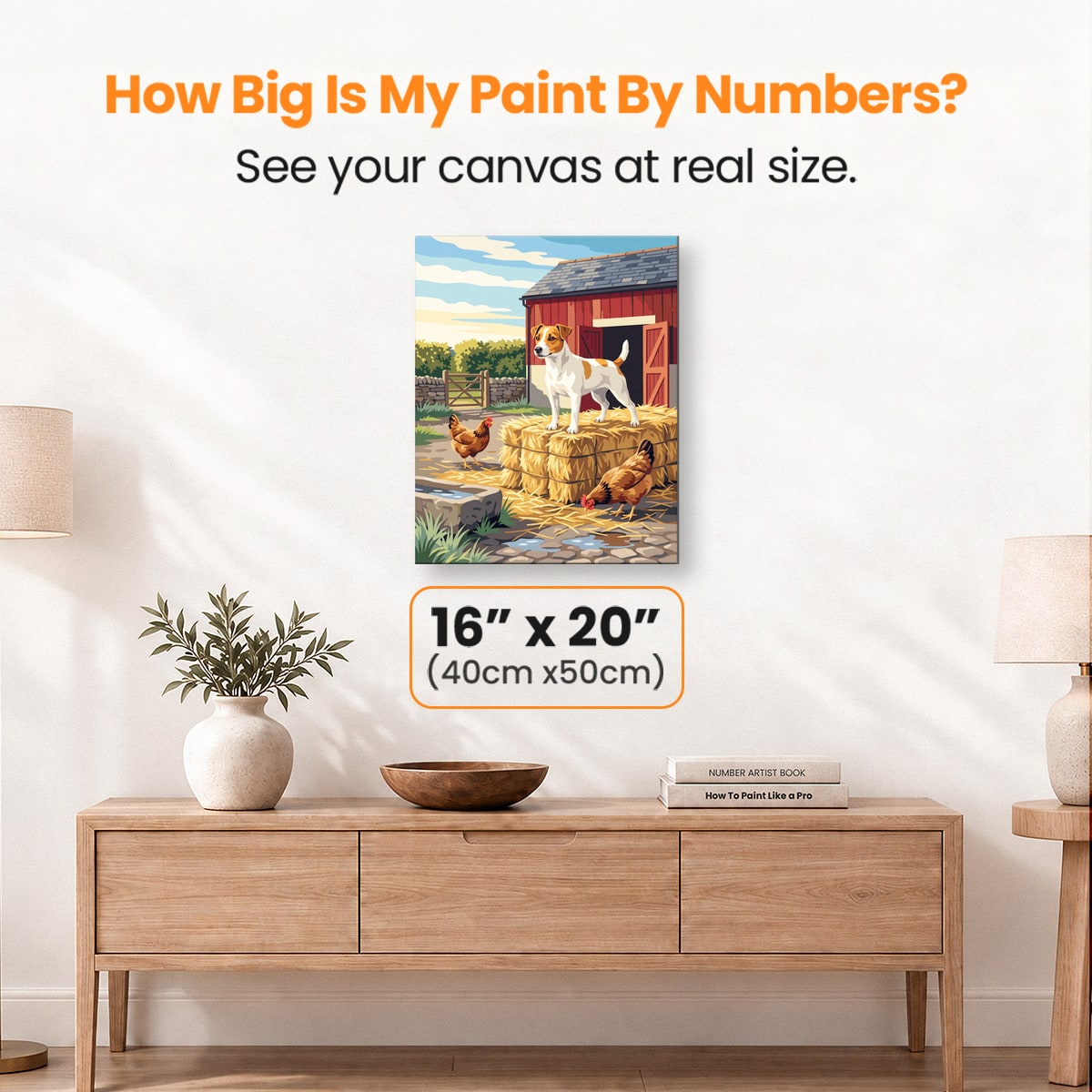 Hay Bale Boss - Number Artist Paint by Numbers Kits