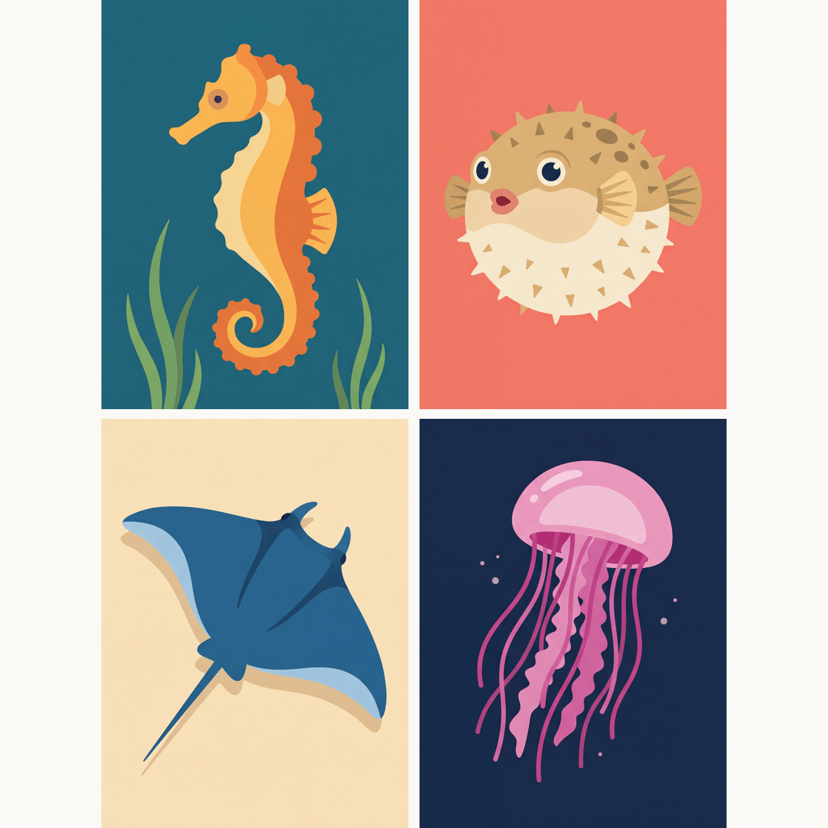 Reef Whispers - Number Artist Paint by Numbers Kits