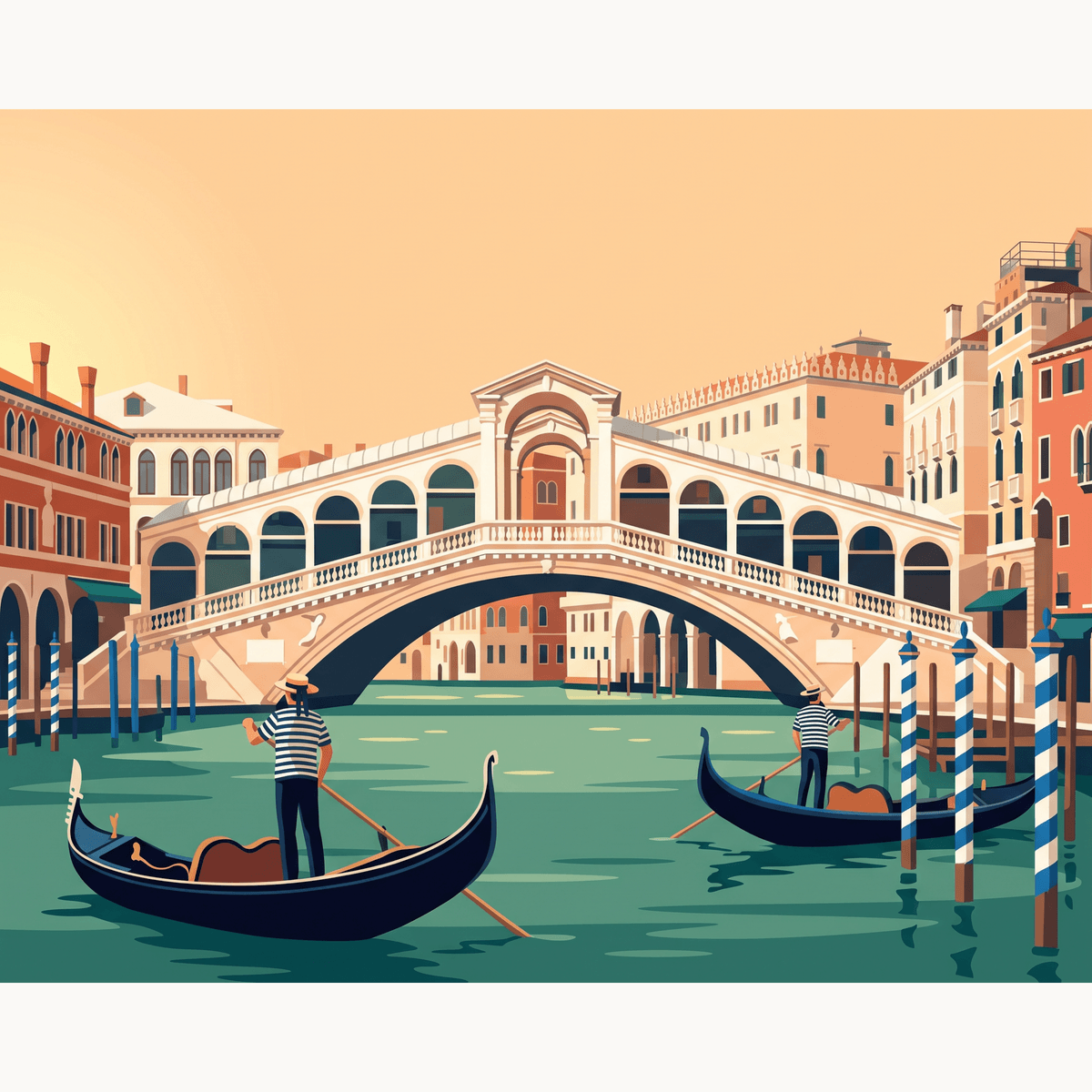 Rialto Morning Calm - Number Artist Paint by Numbers Kits