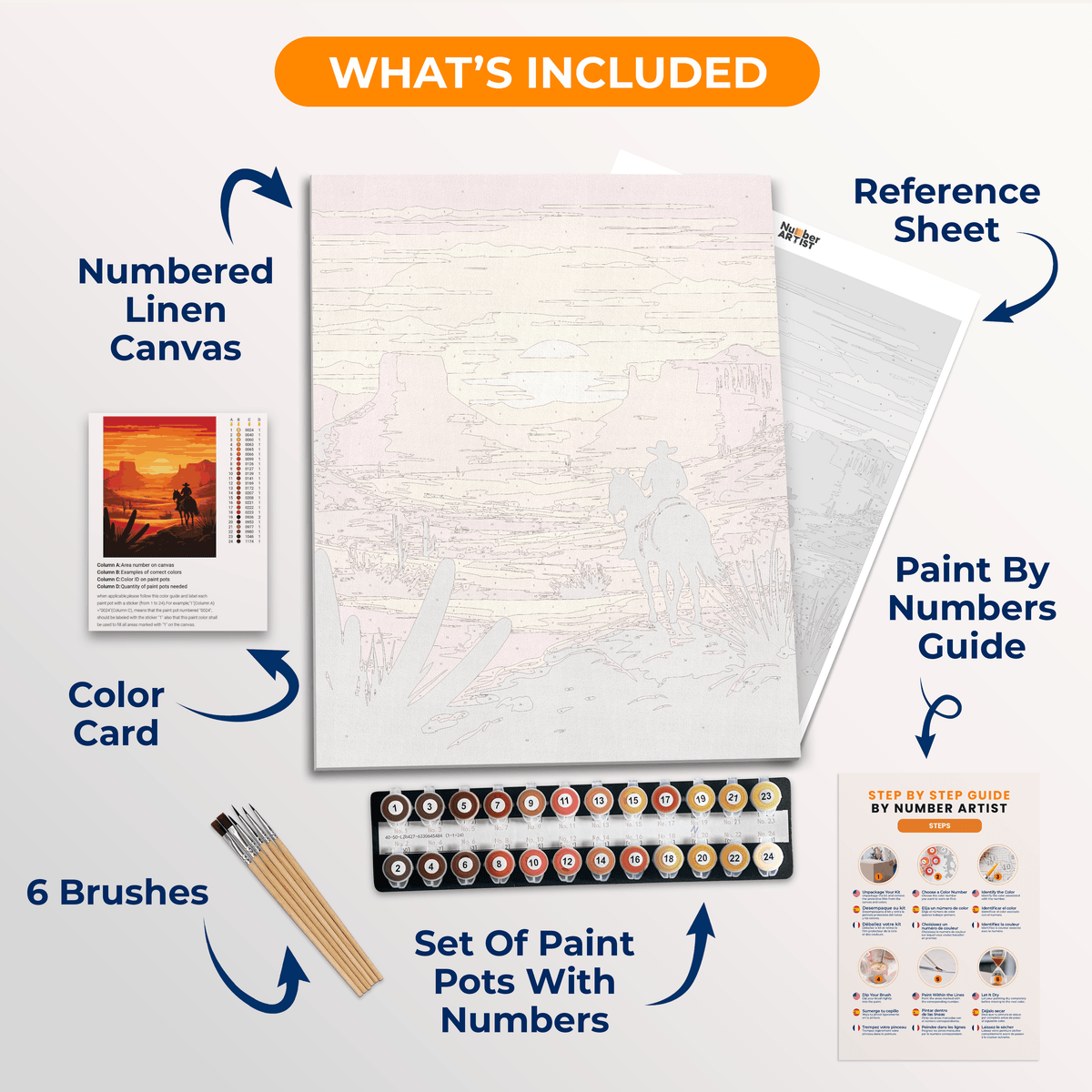 Dawn Rider - Number Artist Paint by Numbers Kits