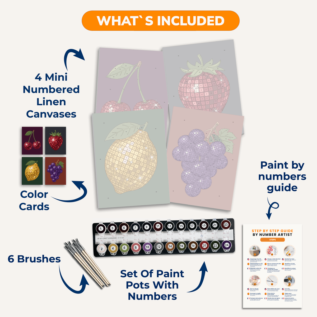 Disco Glimmer - Number Artist Paint by Numbers Kits