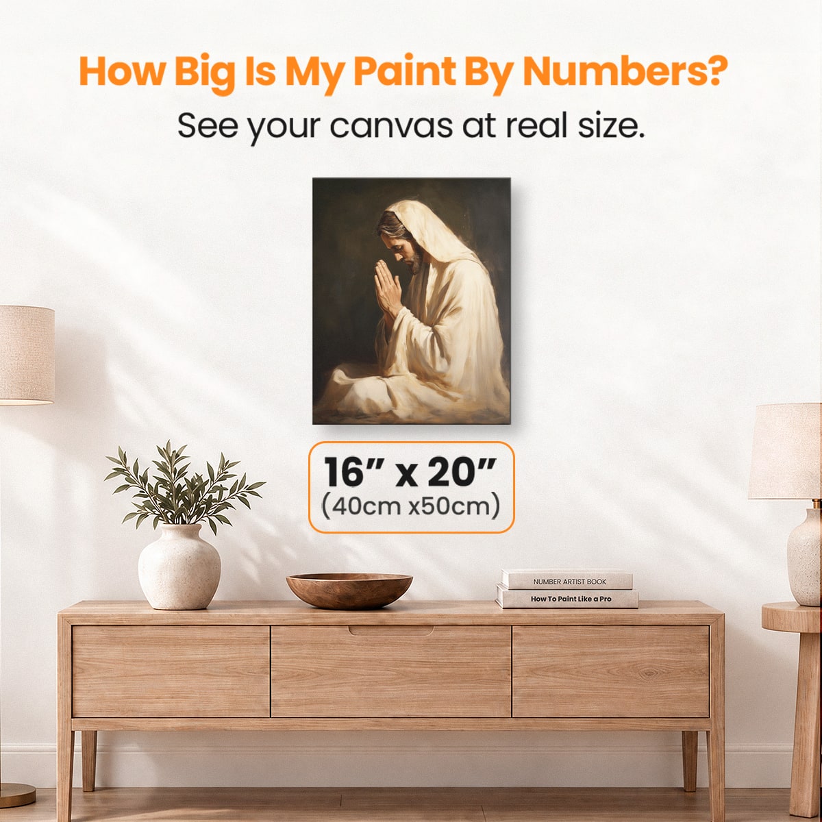 Peaceful Prayers - Number Artist Paint by Numbers Kits