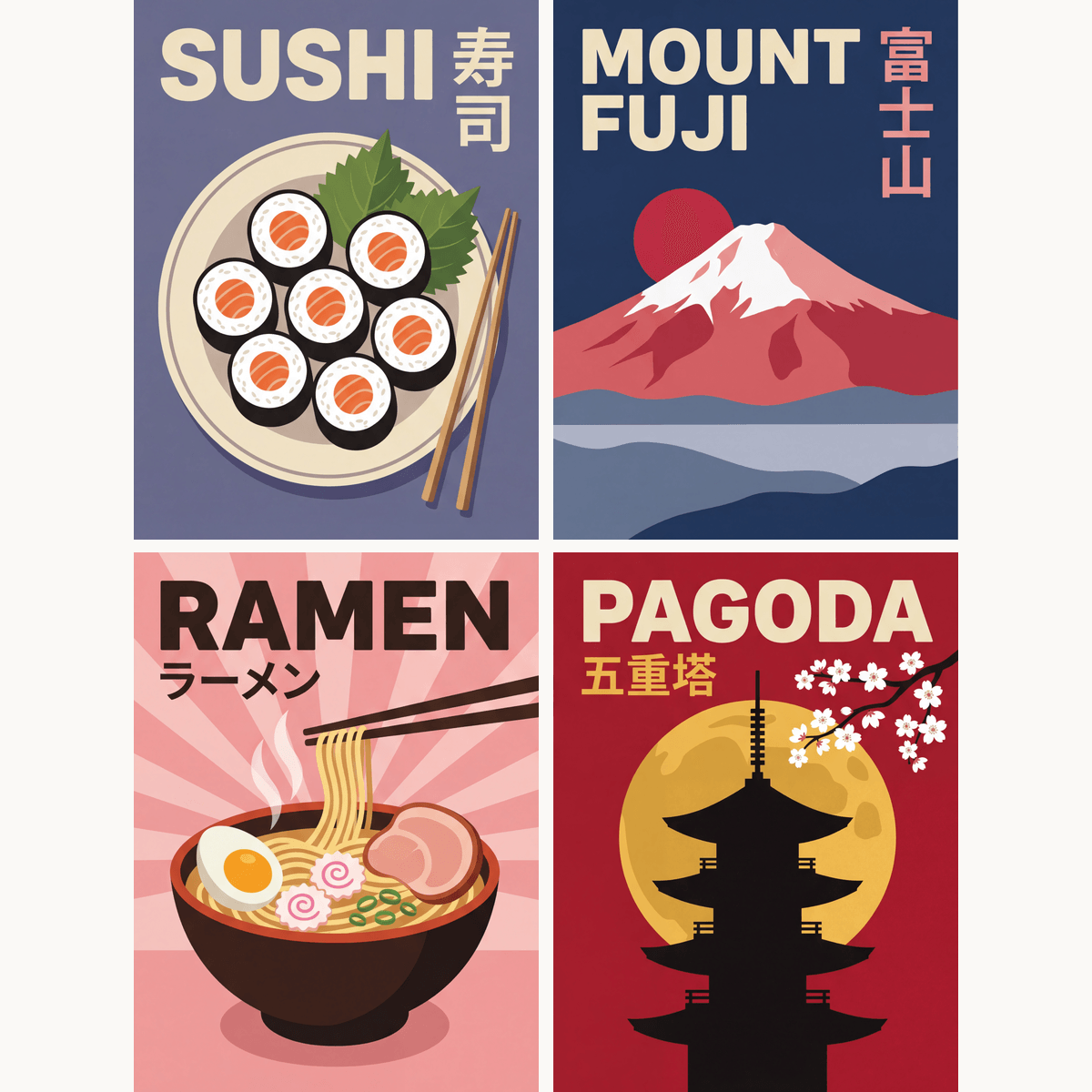 Japan Icons - Number Artist Paint by Numbers Kits
