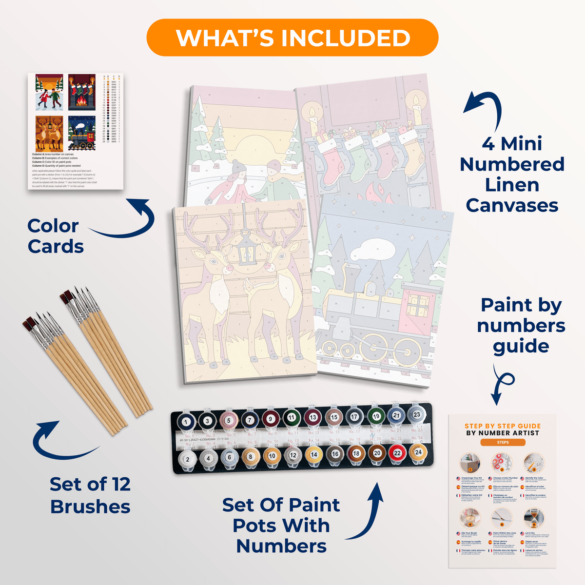 Christmas Memories - Number Artist Paint by Numbers Kits