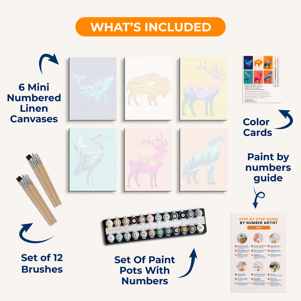 Wild Abstraction - Number Artist Paint by Numbers Kits
